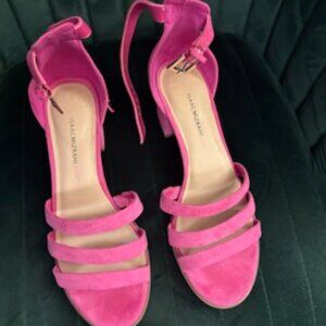 Pink Issac Mizrahi Sandals